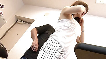 Asian elegant lady getting toy fucked by the boys